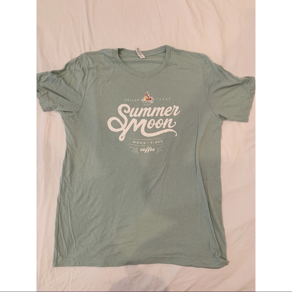 Summer Moon coffee shop tee